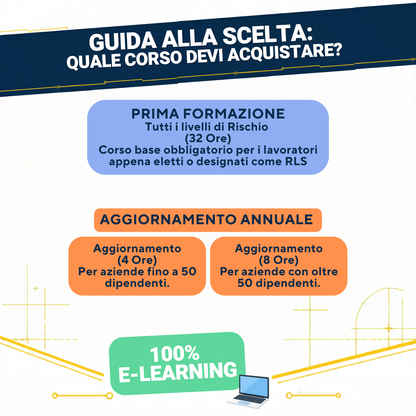 Corso RLS (Rappresentante Lavoratori Sicurezza)