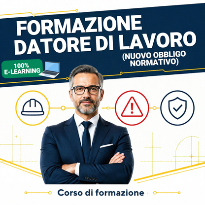 Corso di Formazione Datore di Lavoro (Nuovo Obbligo Normativo)