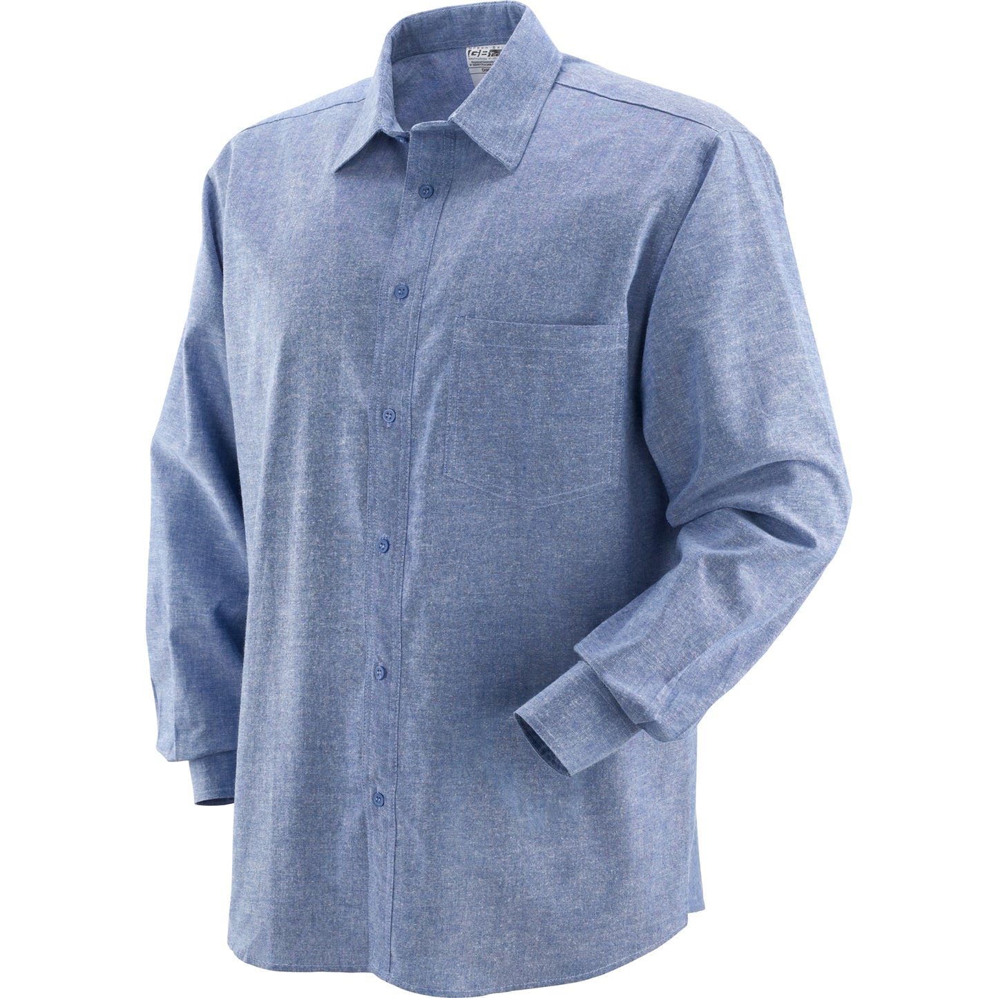 Camicia in 100% cotone tessuto Chambray